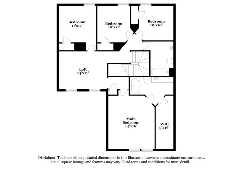 2,135/Mo, 12243 Noco Dr Tomball, TX 77375 Floor Plan View 2