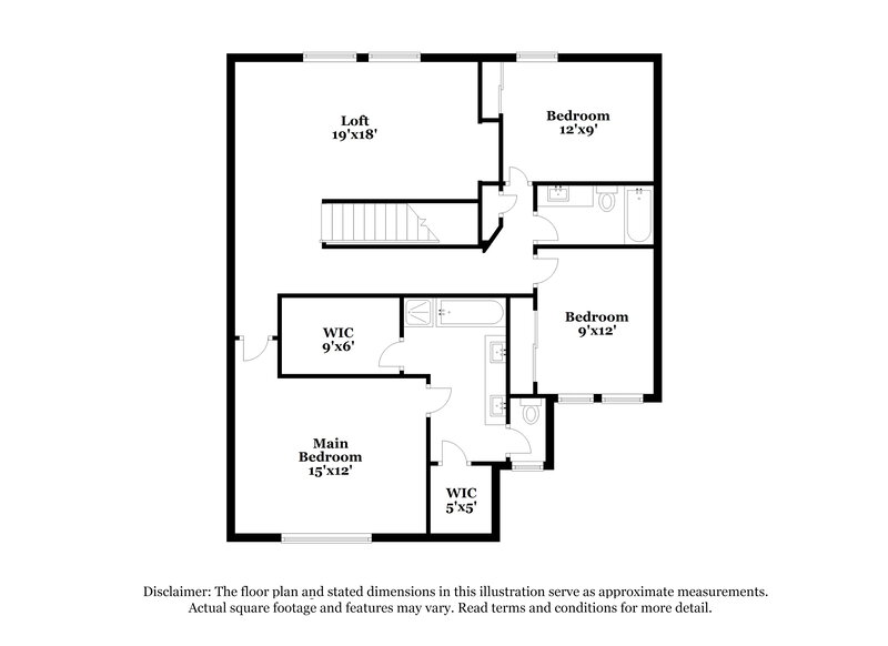 2,200/Mo, 19202 Buckeye Ridge Way Houston, TX 77084 Floor Plan View 2