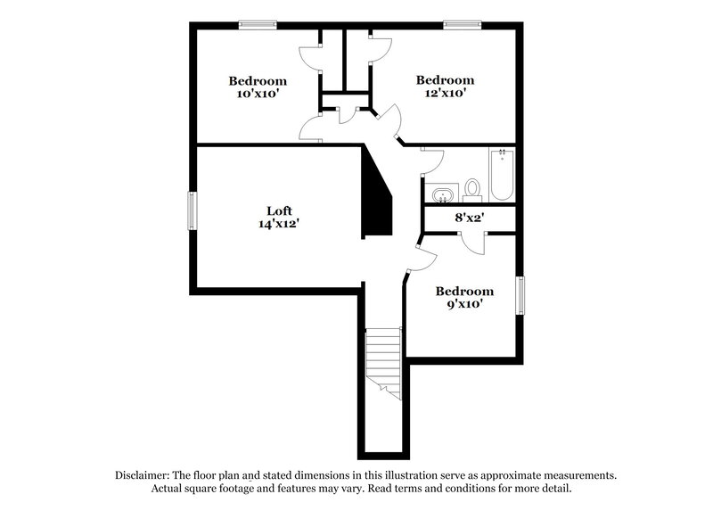 2,040/Mo, 13054 Rose Landing Dr Houston, TX 77070 Floor Plan View