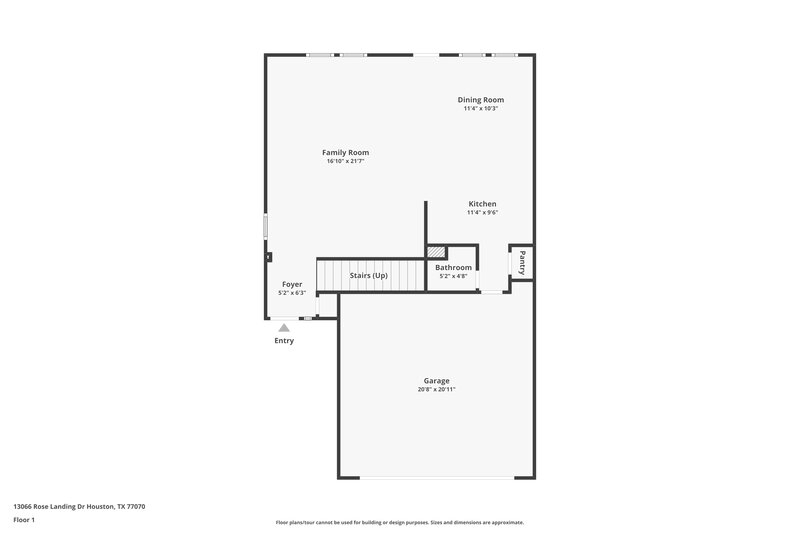2,730/Mo, 13066 Rose Landing Dr Houston, TX 77070 Floorplan View