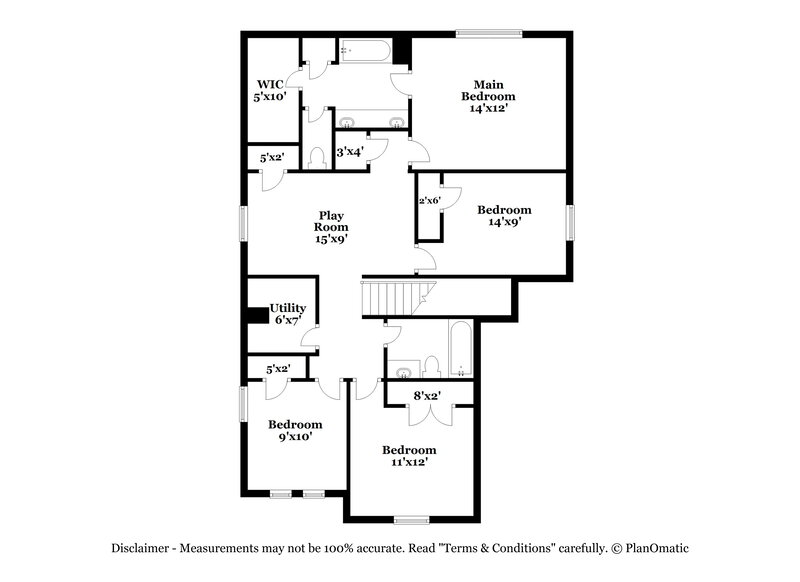 2,095/Mo, 9506 Green Mills Dr Houston, TX 77070 Floor Plan View