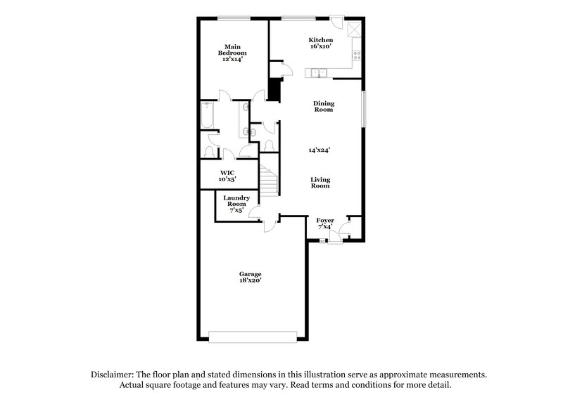 1,980/Mo, 9439 Spring Miller Dr Houston, TX 77070 Floor Plan View