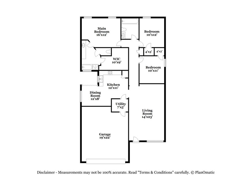 1,825/Mo, 18407 Knob Hill Lake Ln Humble, TX 77346 Floor Plan View
