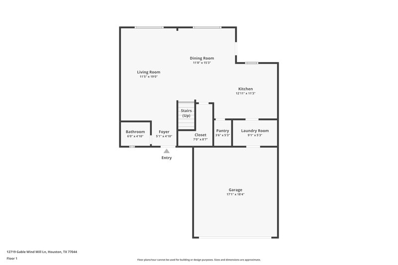 2,040/Mo, 12719 Gable Wind Mill Ln Houston, TX 77044 Floorplan View