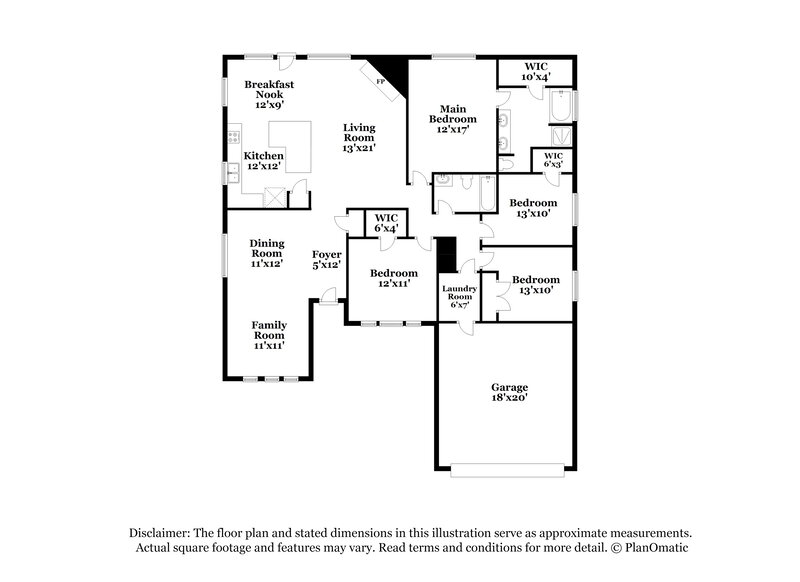 2,015/Mo, 19010 Dee Woods Dr Humble, TX 77346 Floor Plan View