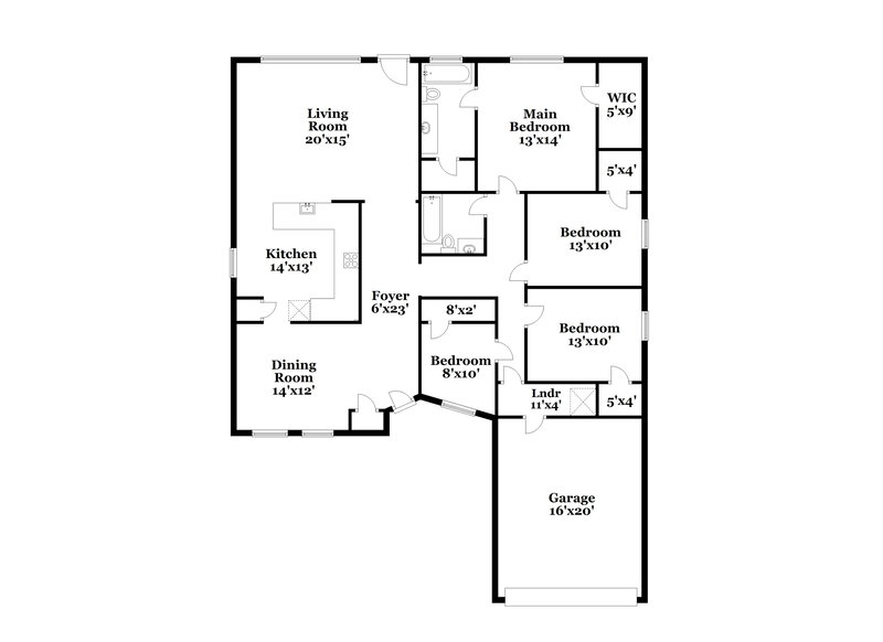1,880/Mo, 18711 Cleeve Close Humble, TX 77346 Floor Plan View