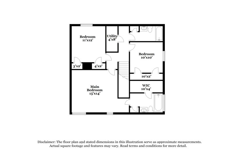 2,510/Mo, 21914 Westfield Ridge Dr Houston, TX 77073 Floor Plan View 2