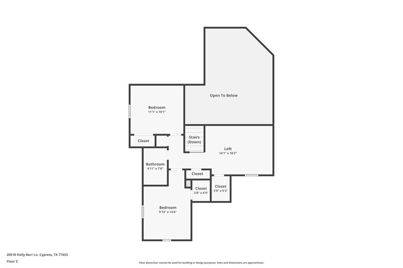 1,785/Mo, 20518 Holly Barr Ln Cypress, TX 77433 Floor Plan View 2