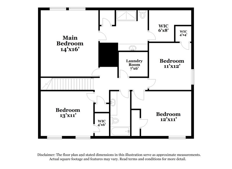 2,185/Mo, 4020 Tulip Tree Ln Brookshire, TX 77423 Floor Plan View 2