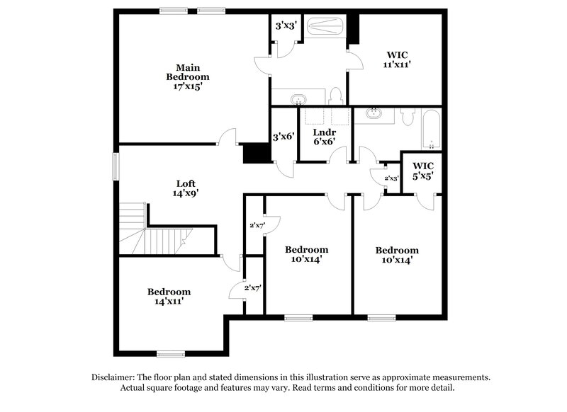 2,595/Mo, 4008 Cork Tree Ct Brookshire, TX 77423 Floor Plan View