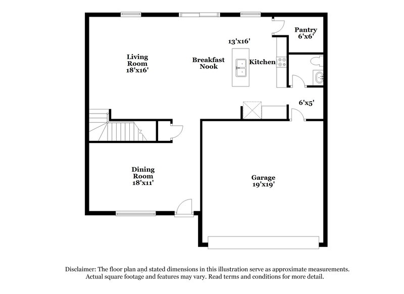 2,185/Mo, 4029 Fringe Tree Ln Brookshire, TX 77423 Floor Plan View