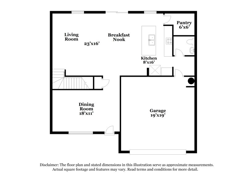 2,295/Mo, 4069 Fringe Tree Ln Brookshire, TX 77423 Floor Plan View