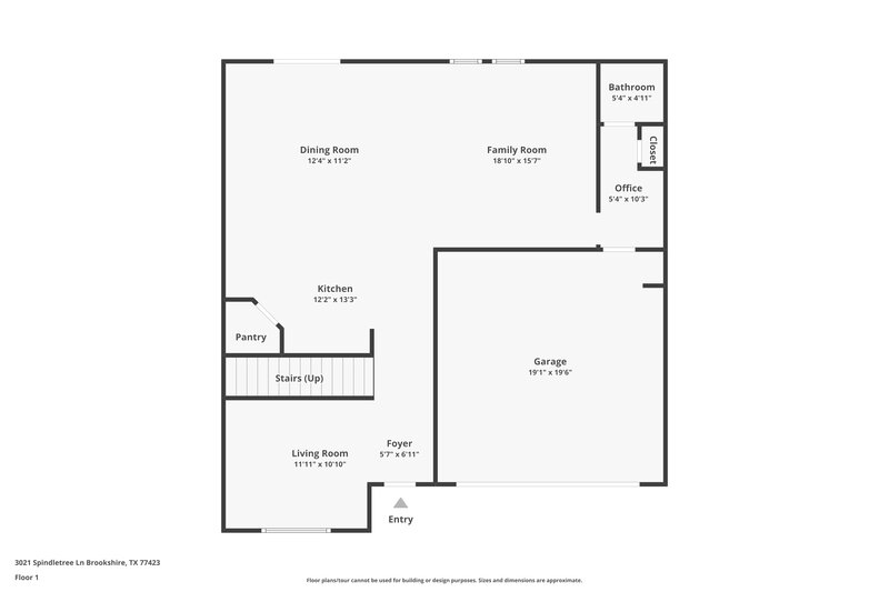 2,545/Mo, 3021 Spindletree Ln Brookshire, TX 77423 Floor Plan View