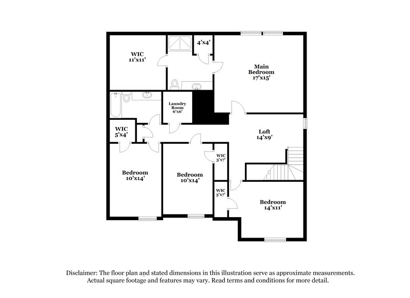 2,545/Mo, 4057 Fringe Tree Ln Brookshire, TX 77423 Floor Plan View 2
