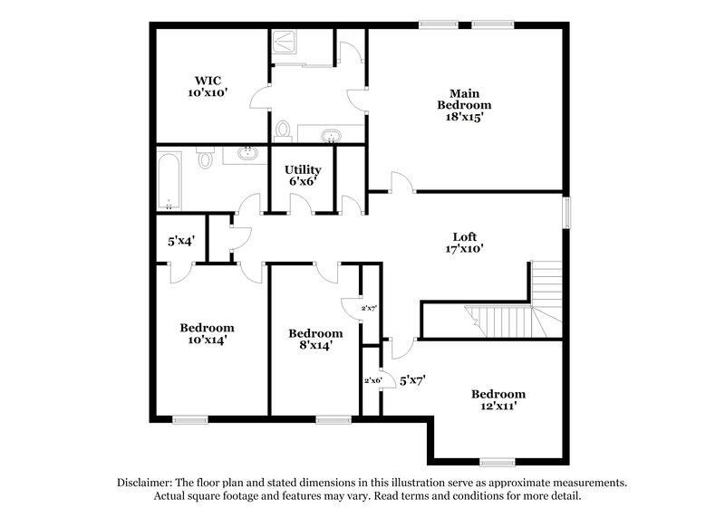 2,395/Mo, 4029 Tulip Tree Ln Brookshire, TX 77423 Floor Plan View 2