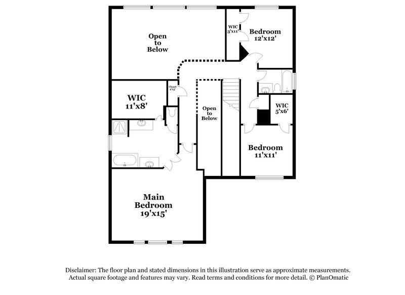 2,615/Mo, 3202 Enchanted Hollow Ln Spring, TX 77388 Floor Plan View