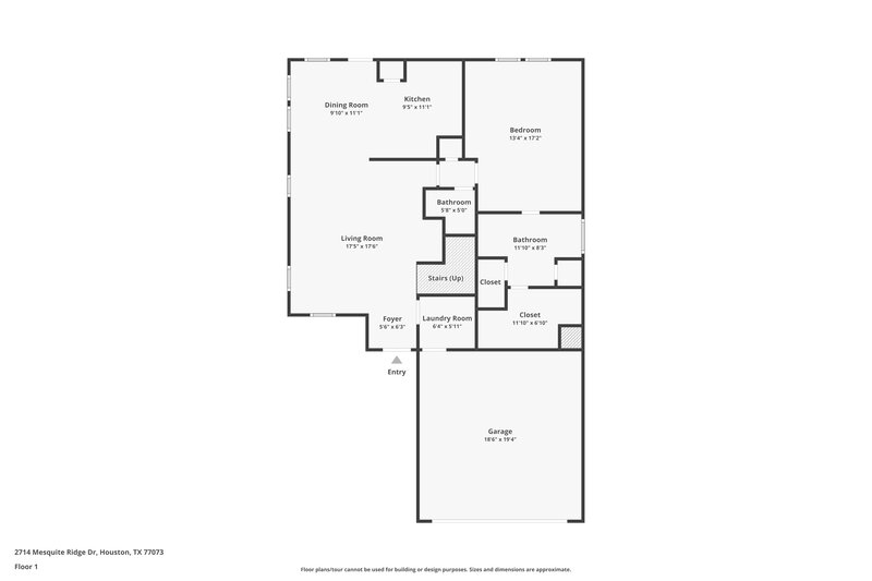 2,165/Mo, 2714 Mesquite Ridge Dr Houston, TX 77073 Floor Plan View