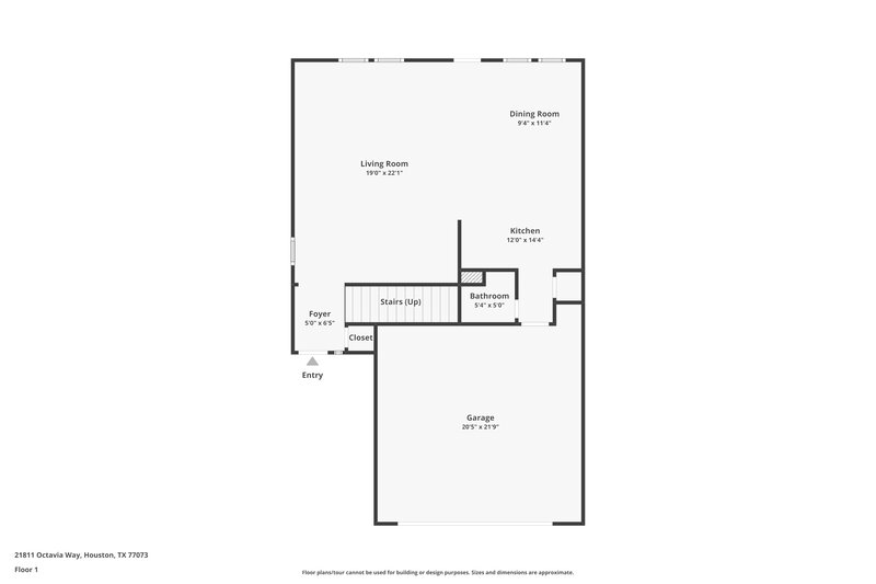 1,780/Mo, 21811 Octavia Way Houston, TX 77073 Floor Plan View