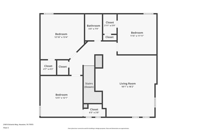 1,995/Mo, 21815 Octavia Way Houston, TX 77073 Floor Plan View