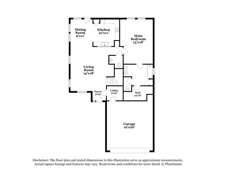 2,105/Mo, 21822 Octavia Way Houston, TX 77073 Floor Plan View