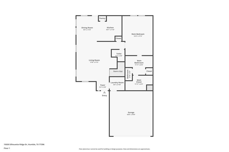 2,620/Mo, 15030 Silhouette Ridge Dr Humble, TX 77396 Floor Plan View