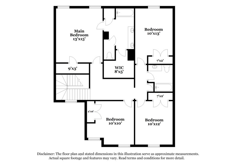 2,075/Mo, 23627 Maple View Dr Spring, TX 77373 Floor Plan View 2