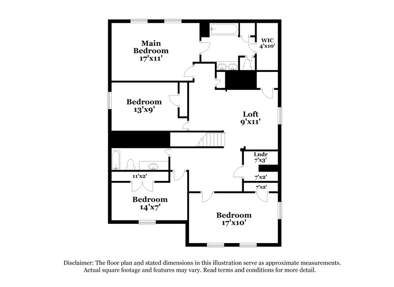 1,870/Mo, 23615 Maple View Dr Spring, TX 77373 Floor Plan View 2