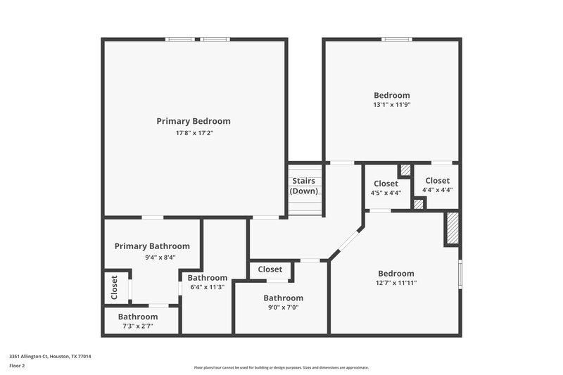 2,035/Mo, 3351 Allington Ct Houston, TX 77014 Floor Plan View 2