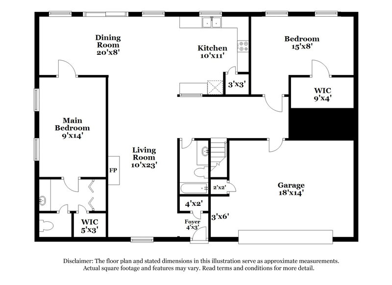 2,570/Mo, 17938 Great Glen Dr Houston, TX 77084 Floor Plan View