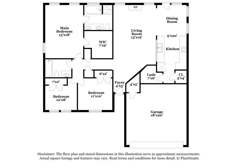 1,830/Mo, 3930 Elm Stream Ct Fresno, TX 77545 Floor Plan View