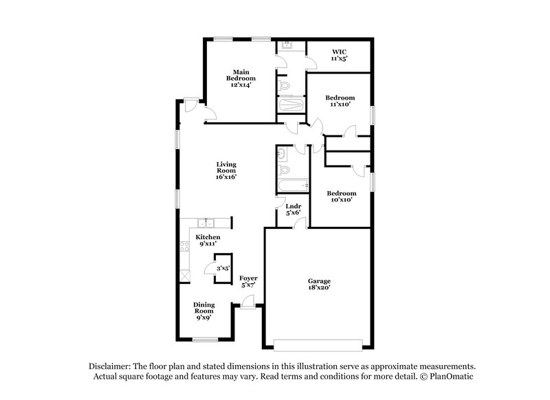 1,895/Mo, 18215 Olive Leaf Dr Houston, TX 77084 Floor Plan View