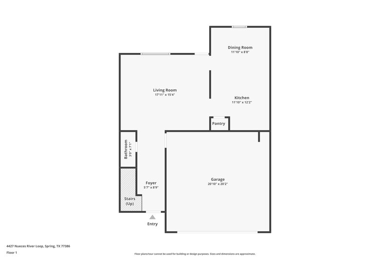 1,960/Mo, 4427 Nueces River Loop Spring, TX 77386 Floor Plan View