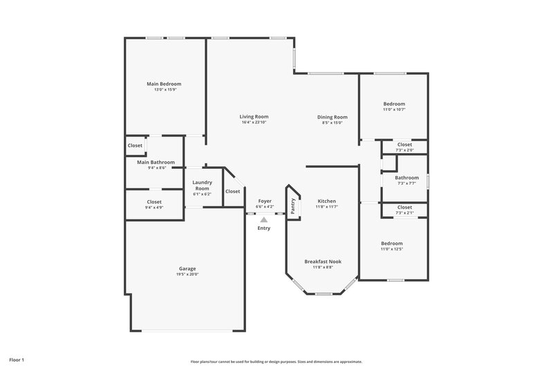 1,715/Mo, 9808 Woodhollow Dr Conroe, TX 77385 Floor Plan View