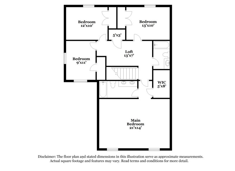 1,870/Mo, 13102 Gatton Park Dr Houston, TX 77066 Floor Plan View 2