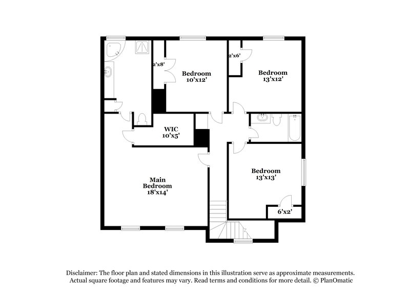 2,145/Mo, 4607 San Jacinto River Dr Spring, TX 77386 Floor Plan View 2