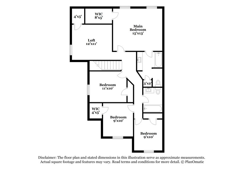 2,205/Mo, 4615 Daisy Meadow Dr Katy, TX 77449 Floor Plan View 2