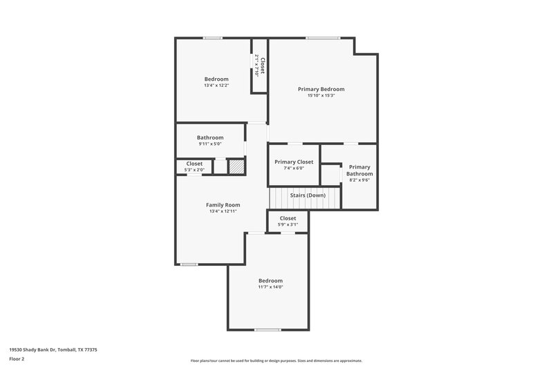 1,675/Mo, 19530 Sandy Bank Dr Tomball, TX 77375 Floor Plan View 2