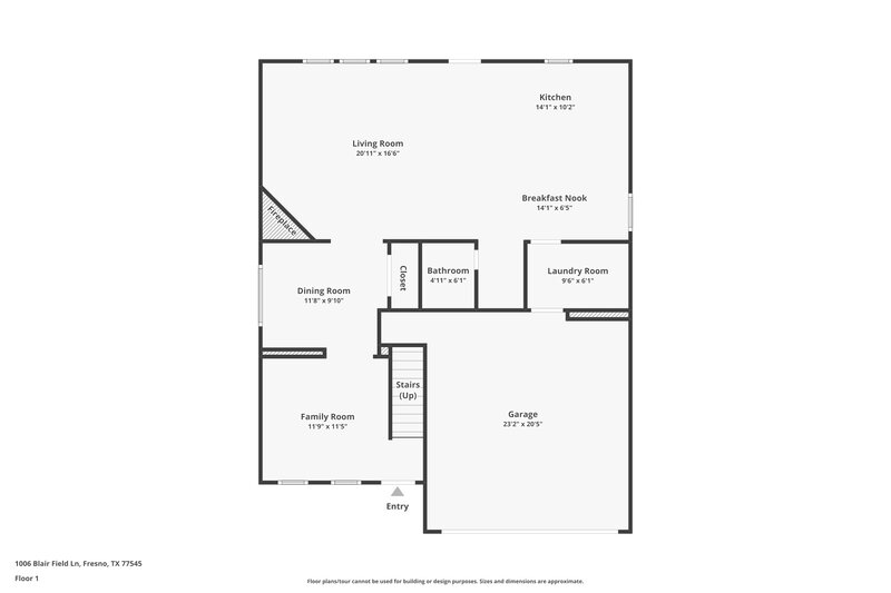 2,340/Mo, 1006 Blair Field Ln Fresno, TX 77545 Floor Plan View 2