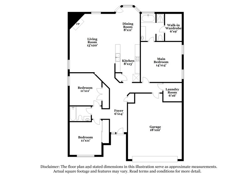 1,955/Mo, 5707 Coyote Call Ct Katy, TX 77449 Floor Plan View