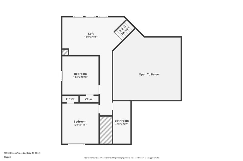 0/Mo, 19902 Owens Trace Ln Katy, TX 77449 Floor Plan View 2