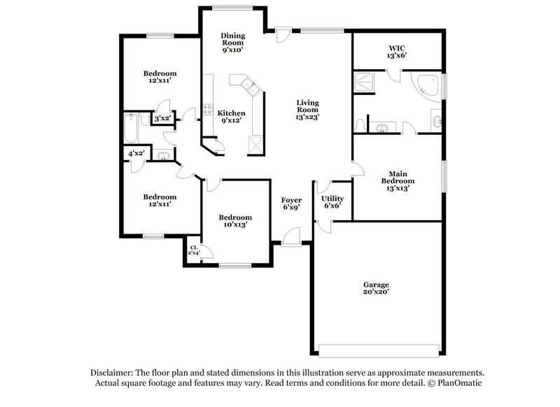 2,030/Mo, 28706 Little River Ct Spring, TX 77386 Floor Plan View