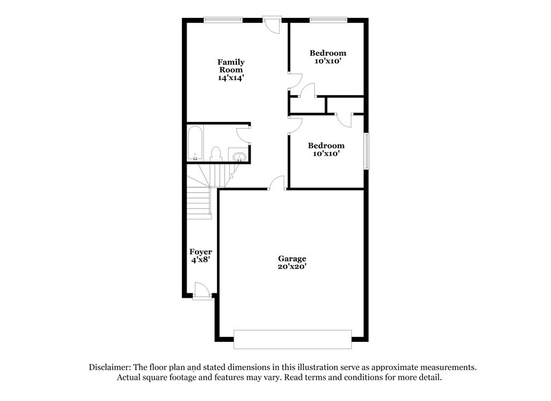 1,790/Mo, 814 Forest Ivy Ln Houston, TX 77067 Floor Plan View