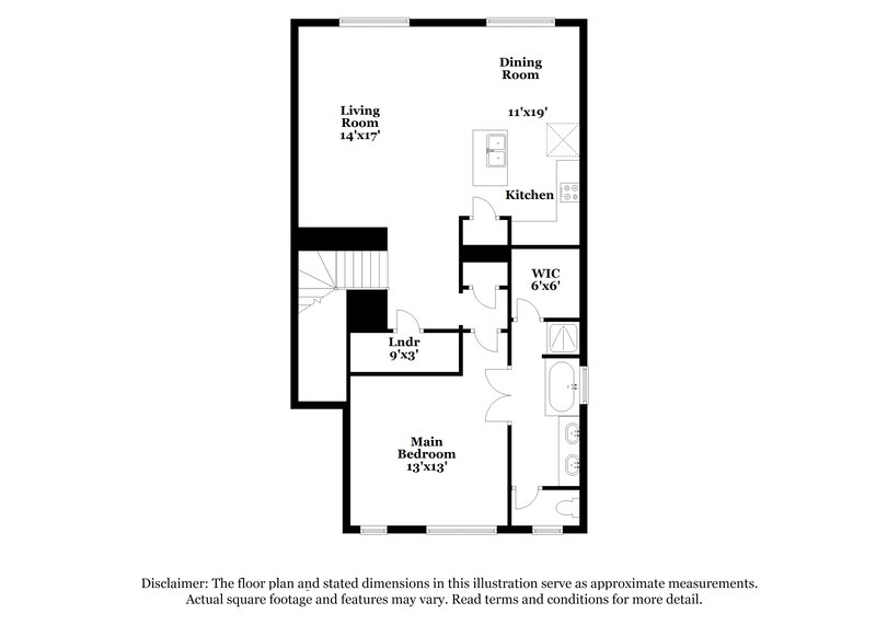 1,790/Mo, 814 Forest Ivy Ln Houston, TX 77067 Floor Plan View 2