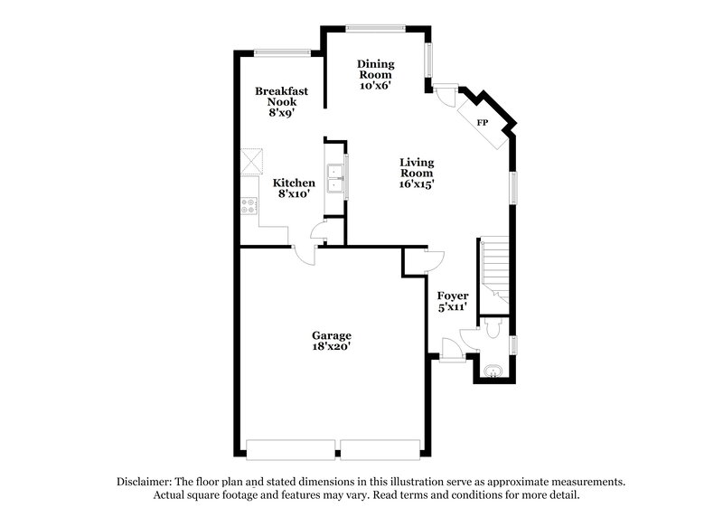 1,715/Mo, 8710 High Mountain Dr Houston, TX 77088 Floor Plan View