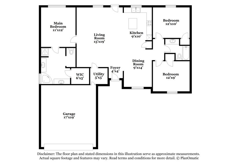 1,800/Mo, 4019 Enclave Mist Ln Richmond, TX 77469 Floor Plan View