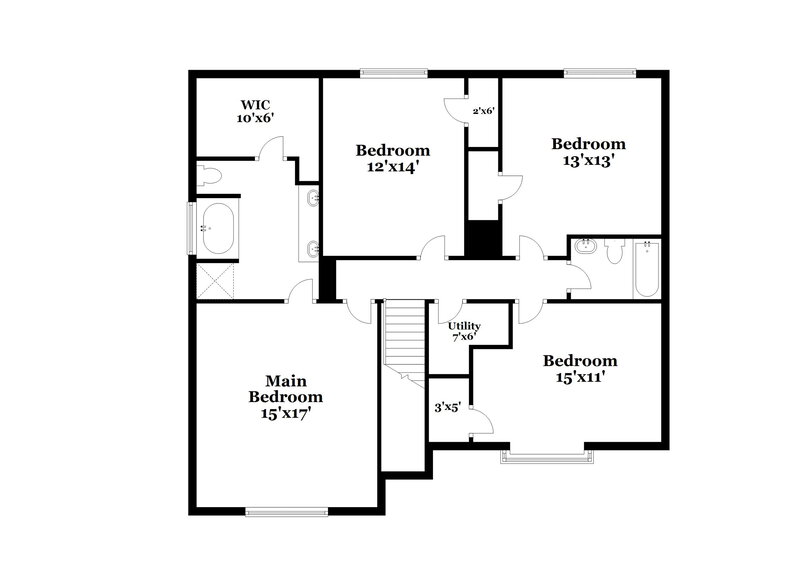 2,045/Mo, 19919 Big Timber Dr Humble, TX 77346 Floor Plan View 2