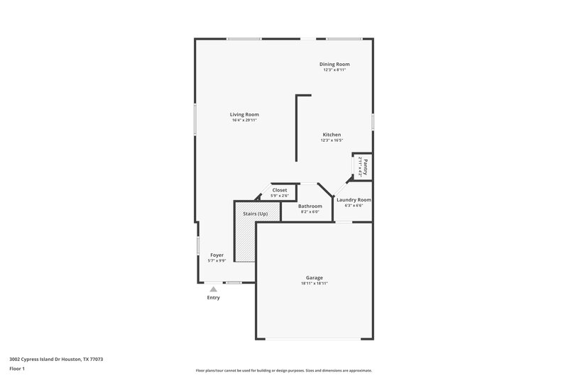 2,085/Mo, 3002 Cypress Island Dr Houston, TX 77073 Floor Plan View