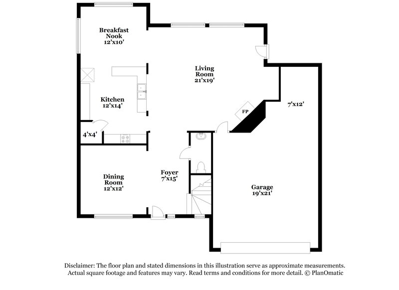 2,685/Mo, 7306 Leens Lodge Ln Humble, TX 77346 Floor Plan View