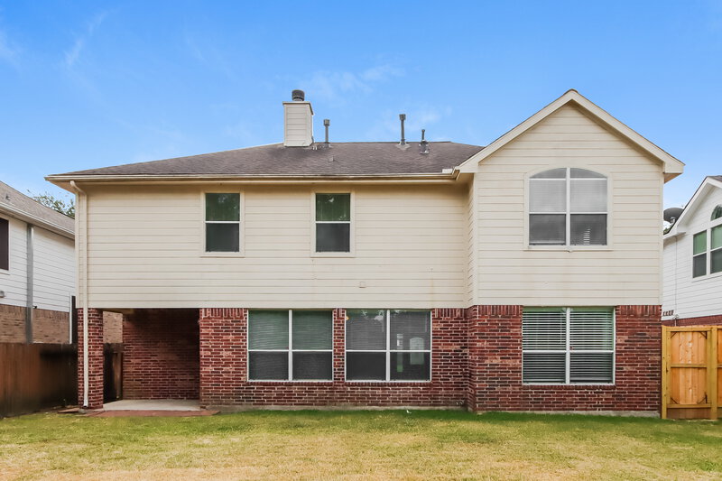 2,685/Mo, 7306 Leens Lodge Ln Humble, TX 77346 Rear View