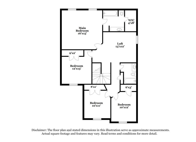 2,020/Mo, 13214 Montclair Point Ct Houston, TX 77047 Floor Plan View 2